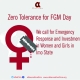 Zero Tolerance for FGM Day